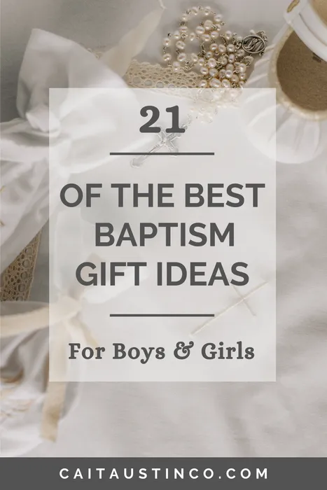 cover for 21 Unique Baptism Gifts For Boys And Girls