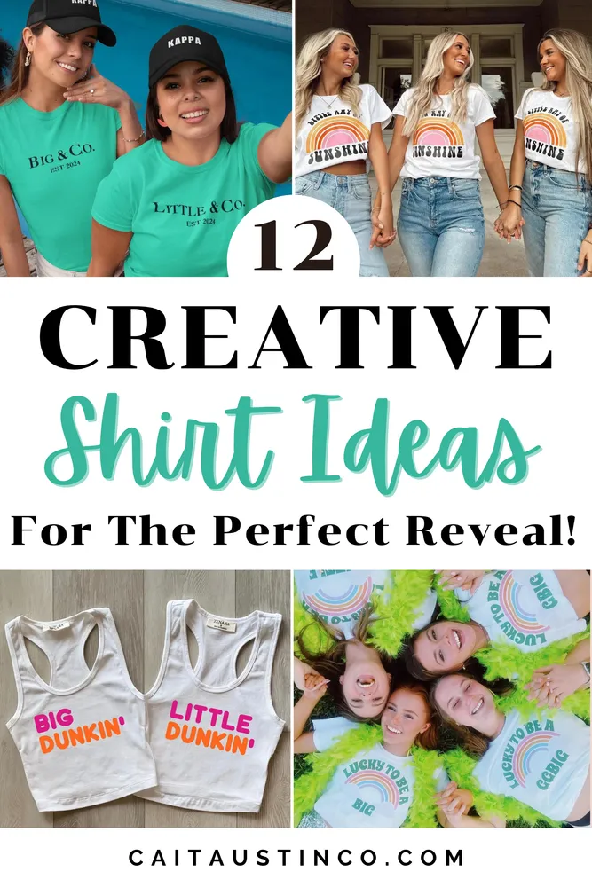 Cover for 12 Sorority Big Little Reveal Shirt Ideas